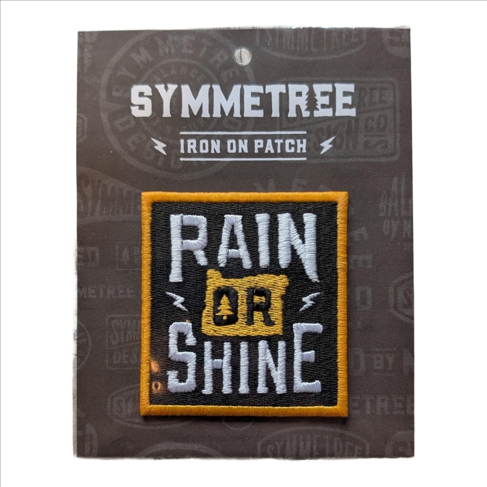 Symmetree Rain or Shine Iron-On Patch
